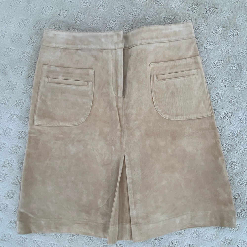 Lilly Pulitzer 100% Leather Suede skirt